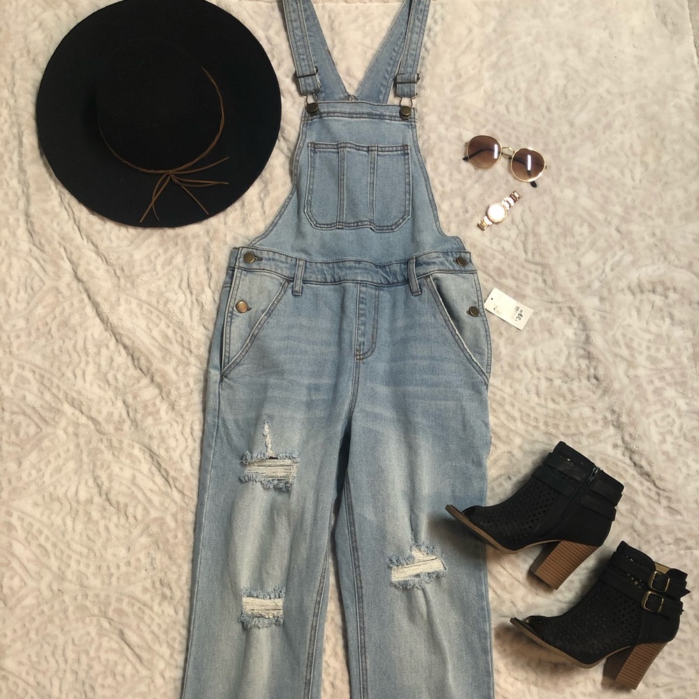Denim Overalls